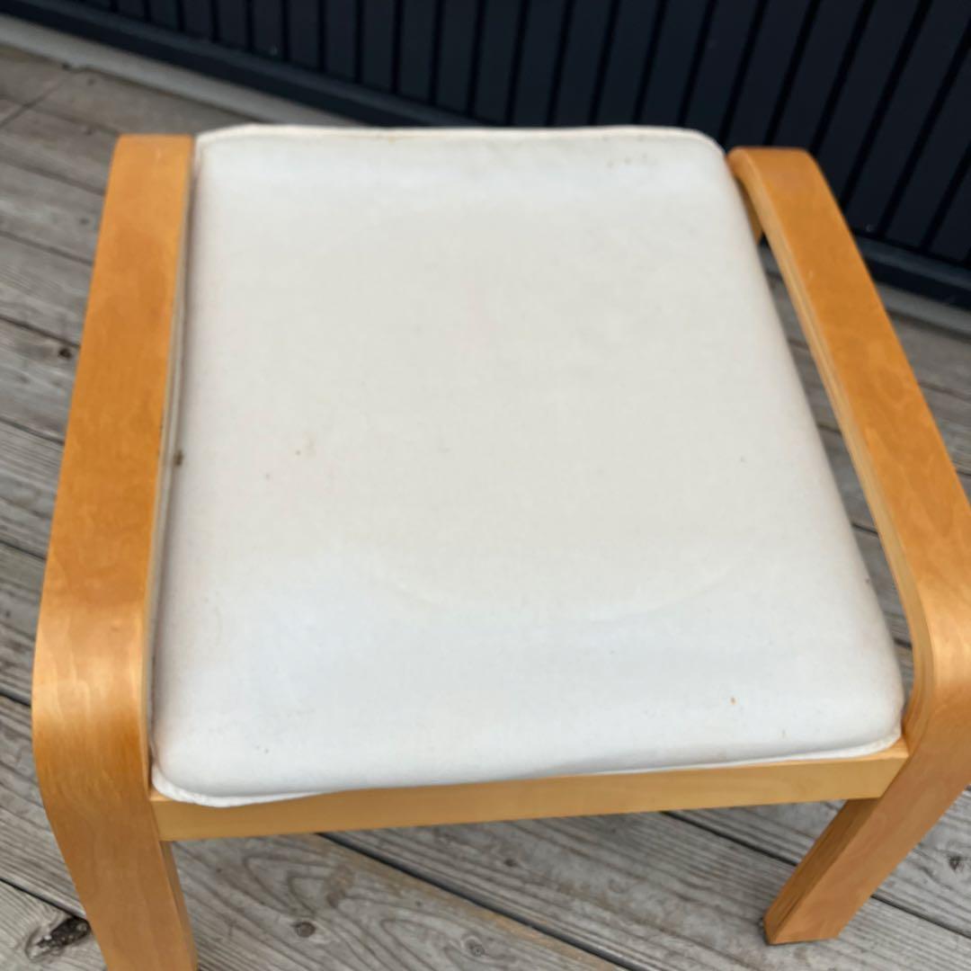 北欧レトロ ミッドセンチュリー プライウッドスツール オットマンスツール