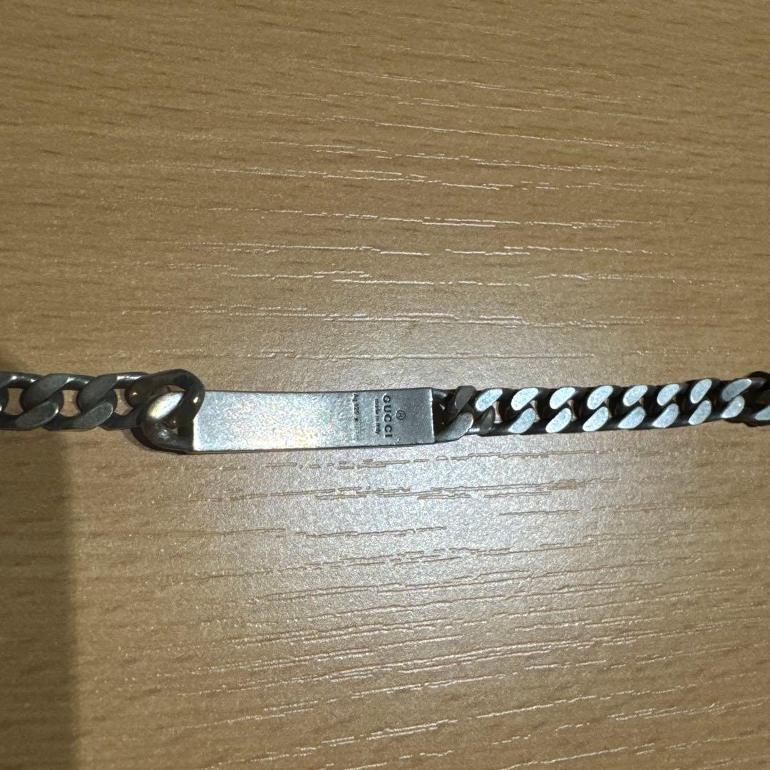 GUCCI シルバー チェーンブレスレット