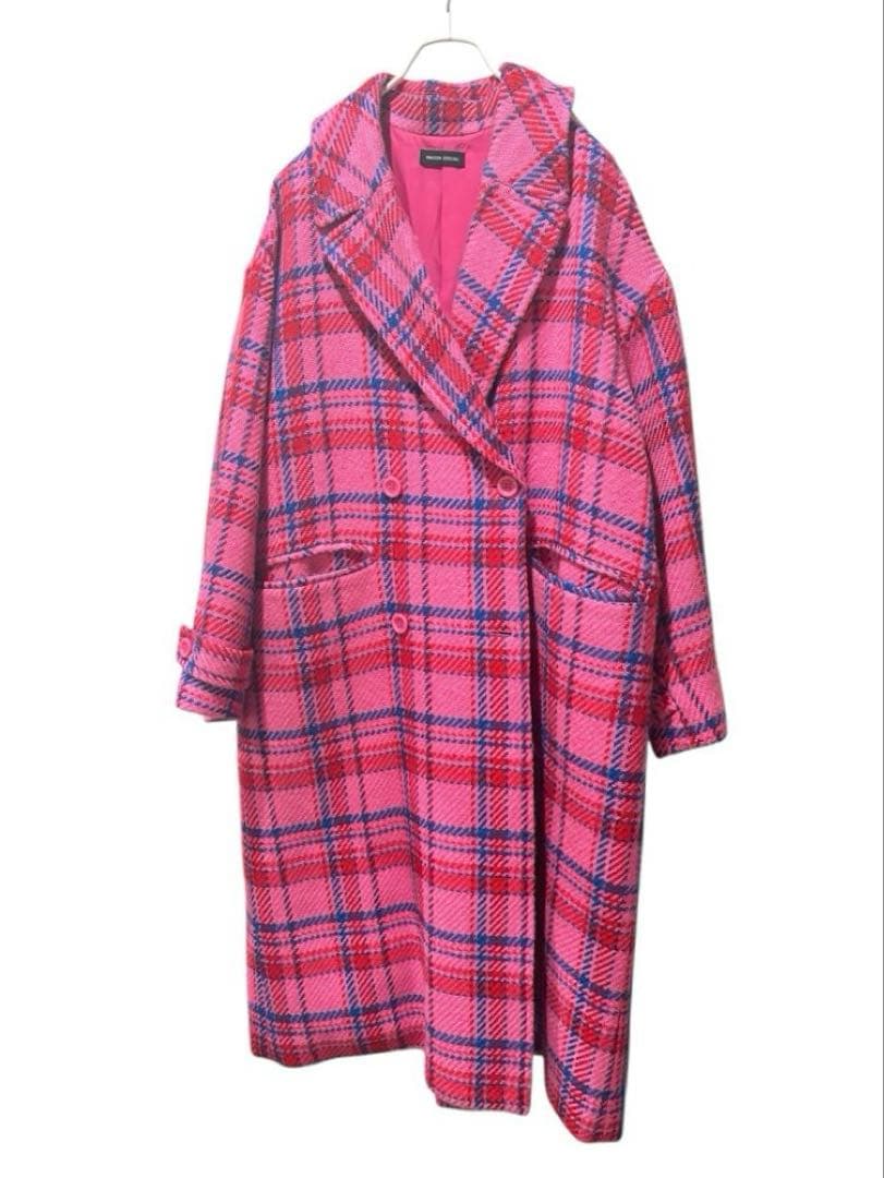 MAISON SPECIAL ロービングチェックオーバーコート