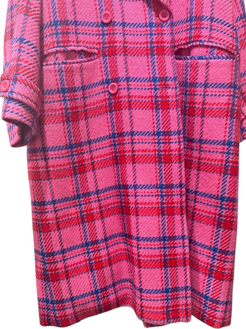 MAISON SPECIAL ロービングチェックオーバーコート