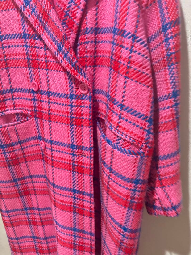 MAISON SPECIAL ロービングチェックオーバーコート