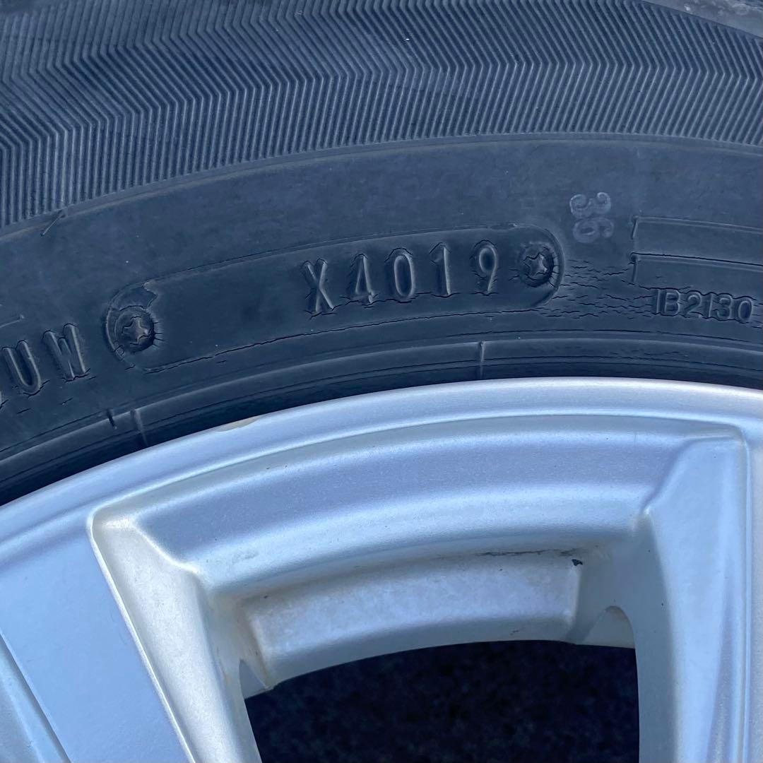 ダンロップ　WM02 165/70R14 2019年製 スタッドレスアルミセット
