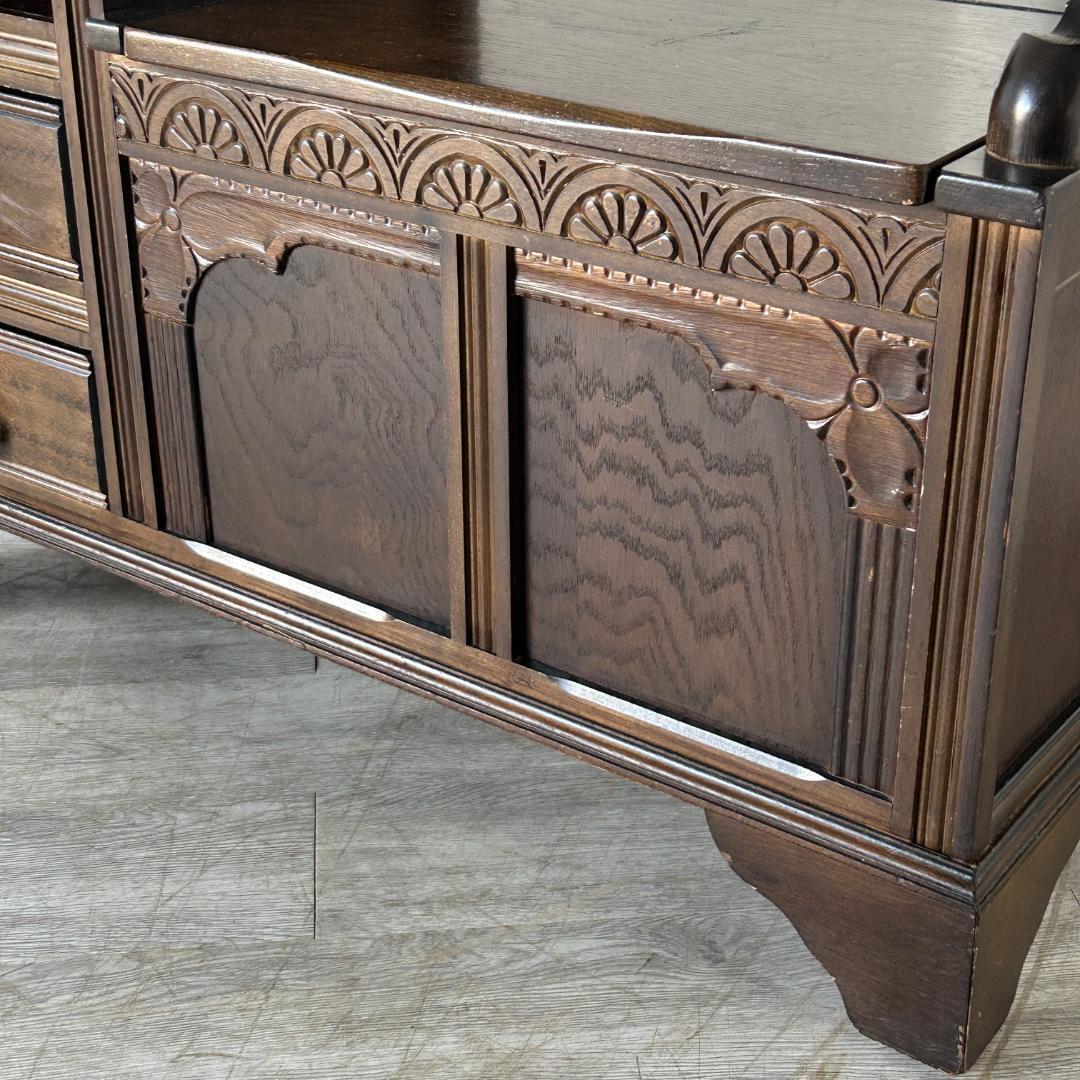 イギリス アンティーク家具 テレフォンベンチ 835A