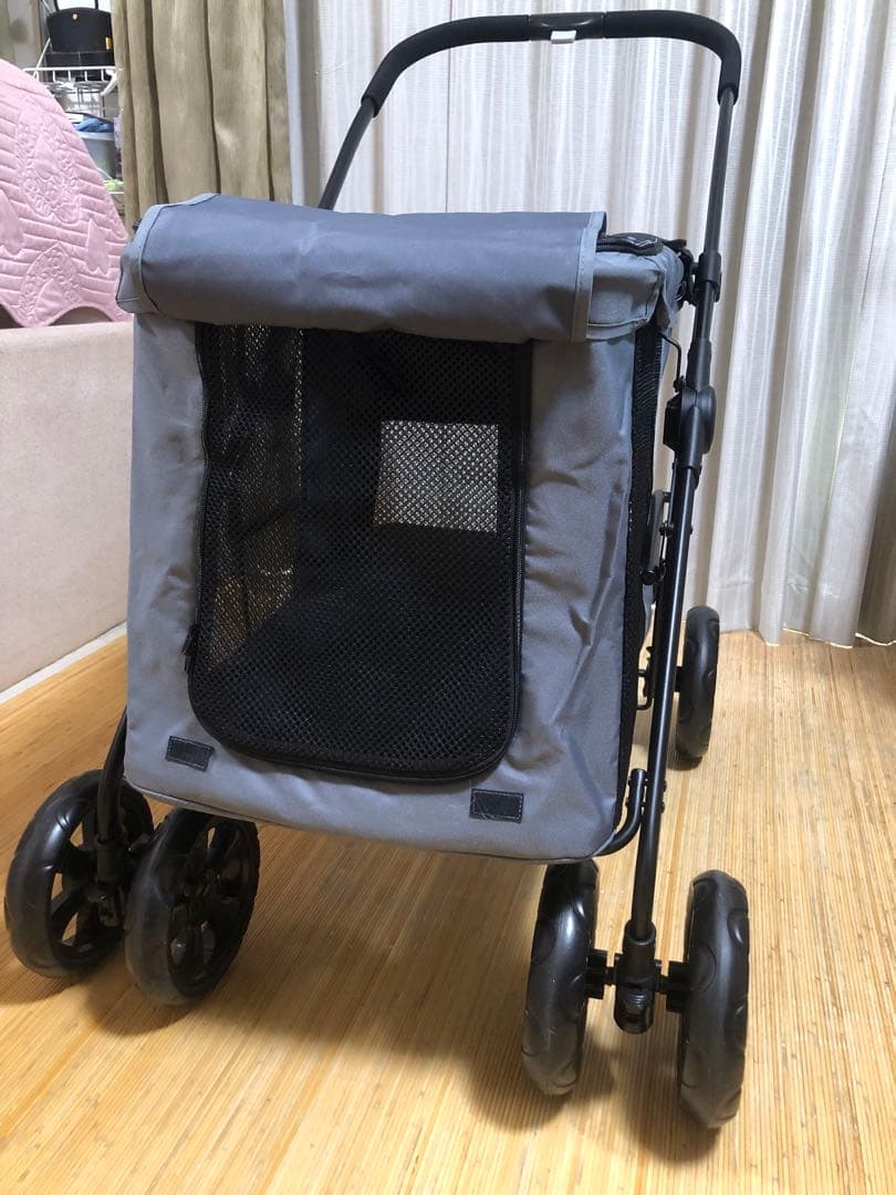 使用数日、ペットカート 大型犬 中型犬 ドッグカート サスペンション