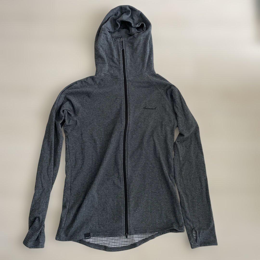Answer4 パワーグリッド フルジップ フーディ Mサイズ　グレー