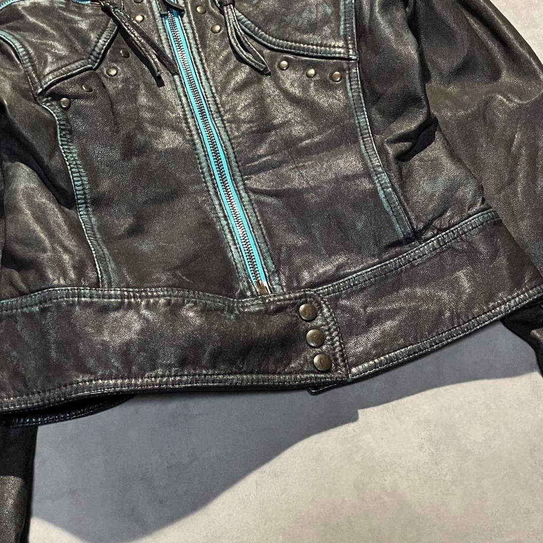 ジャケット・アウター 00s archive western leather jacket y2k