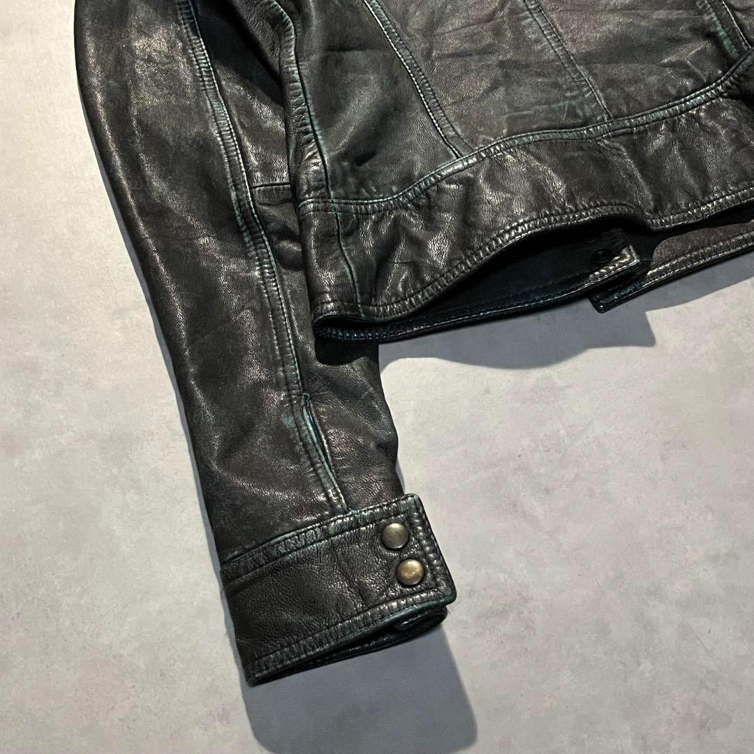 ジャケット・アウター 00s archive western leather jacket y2k