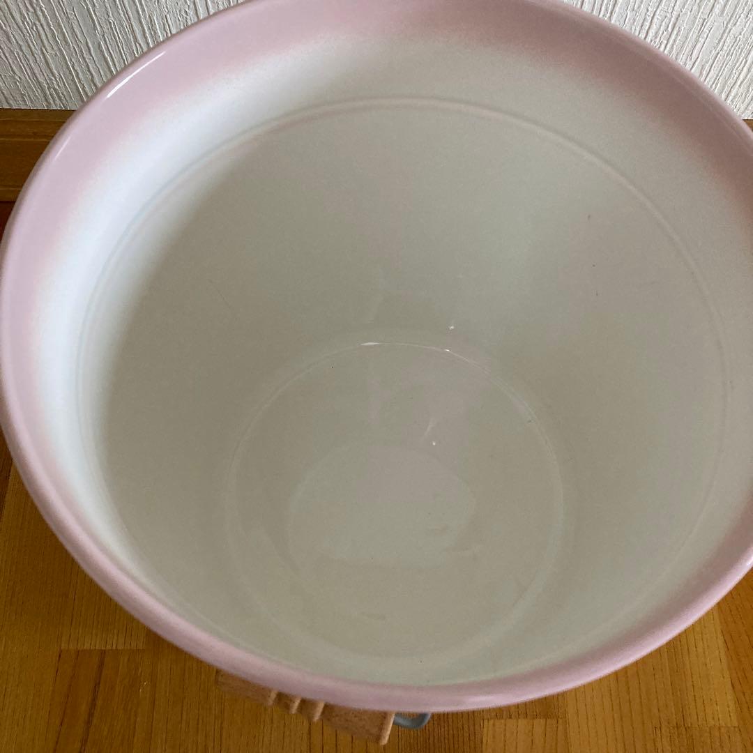 ◆美品◆ イマン プリンセスローズ ホーローストッカー　ピンク