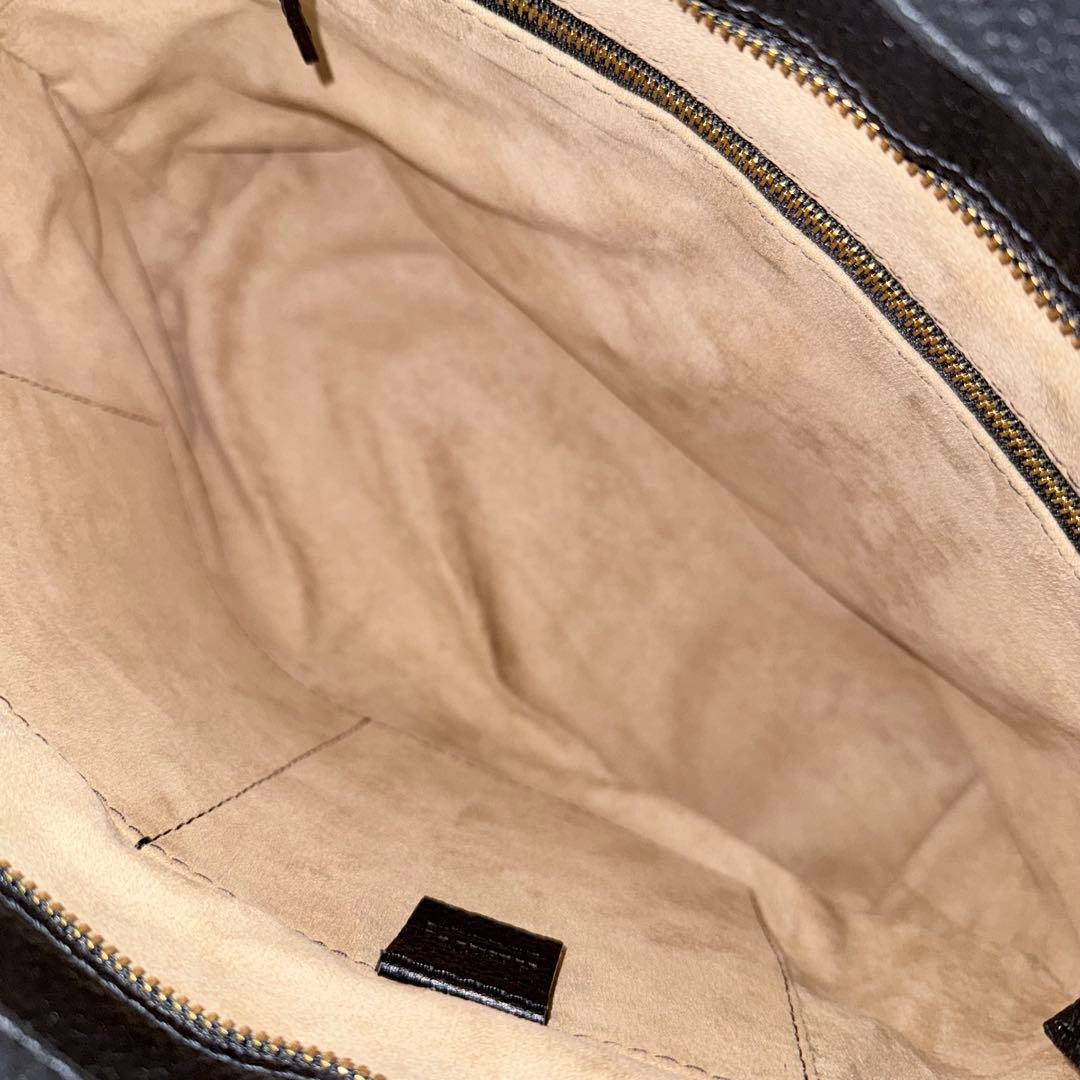 ⭐️未使用級⭐️　HushTug　ハッシュタグ　トートバッグ　レザーバッグ