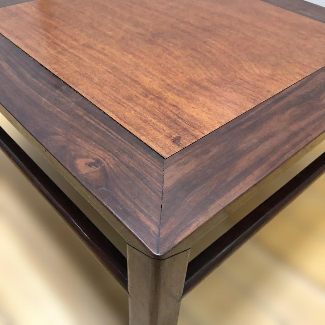 送料無料 昭和十七年 検印あり 無垢材 座卓 古家具 戦前 戦中 251215