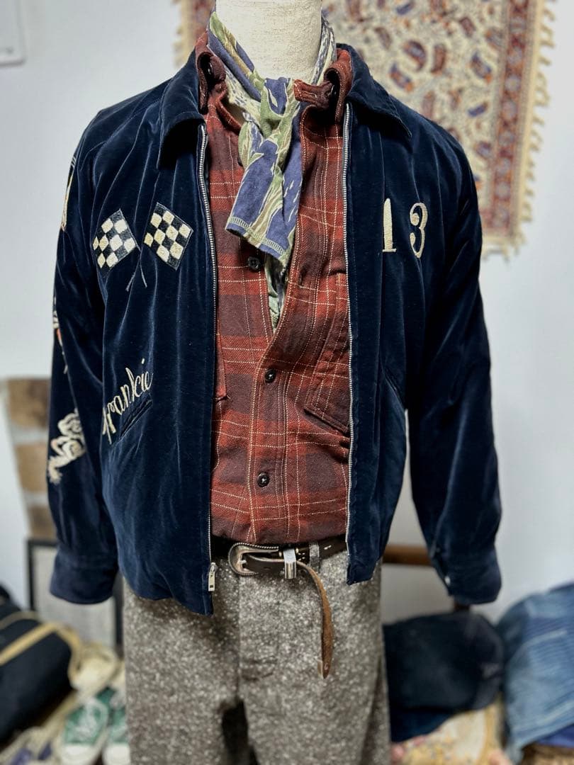 み*ん様 希少　激レア　東洋スペシャルスカジャン　港商　スカジャン　スーベニアジ