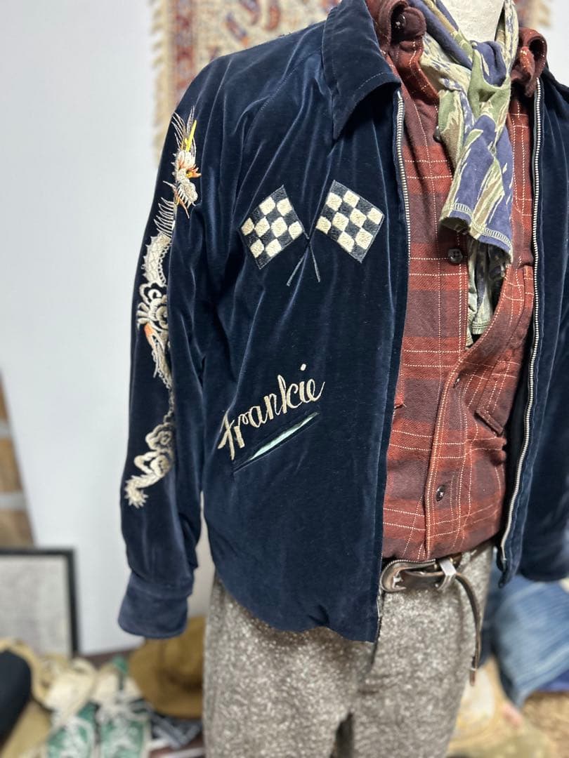 み*ん様 希少　激レア　東洋スペシャルスカジャン　港商　スカジャン　スーベニアジ