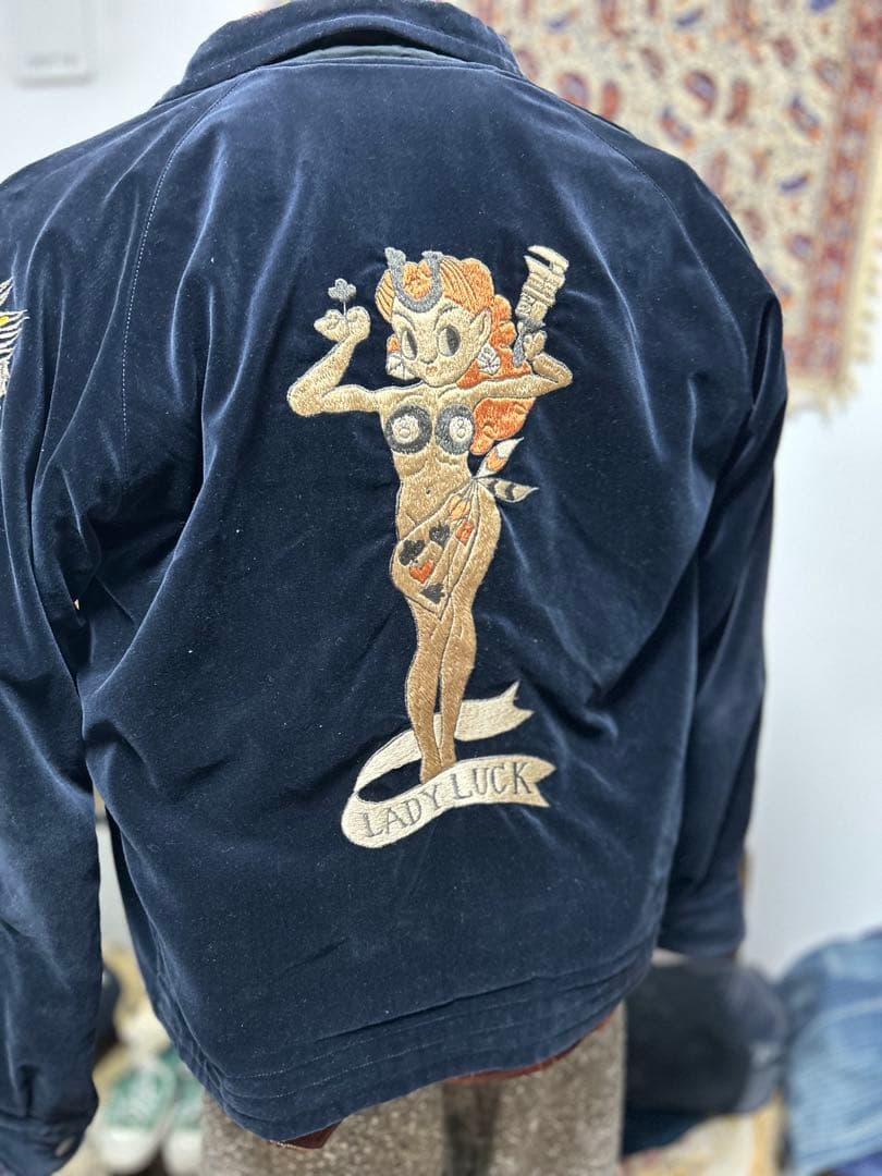 み*ん様 希少　激レア　東洋スペシャルスカジャン　港商　スカジャン　スーベニアジ