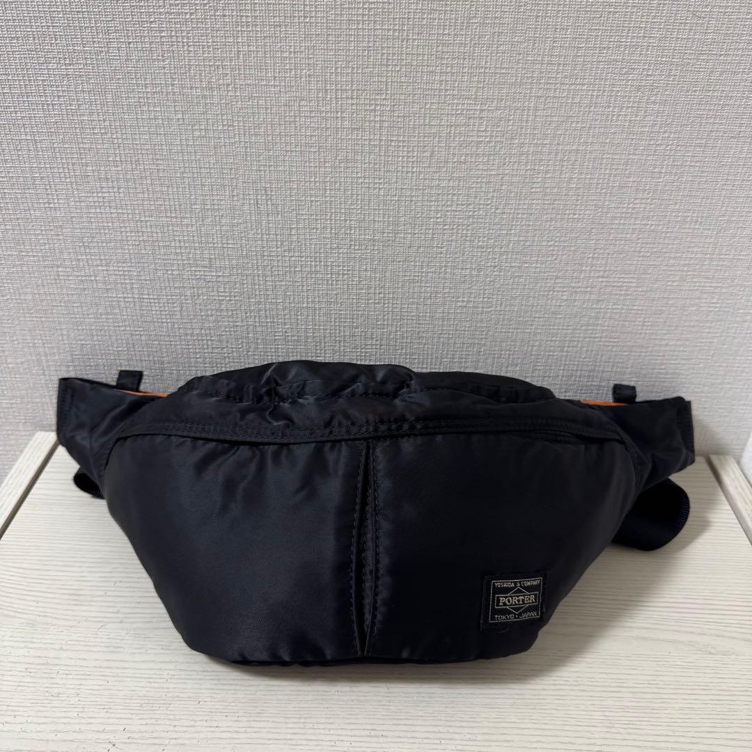 【新型】【新品同様】PORTER ポーター タンカー ボディバッグ （S）　黒