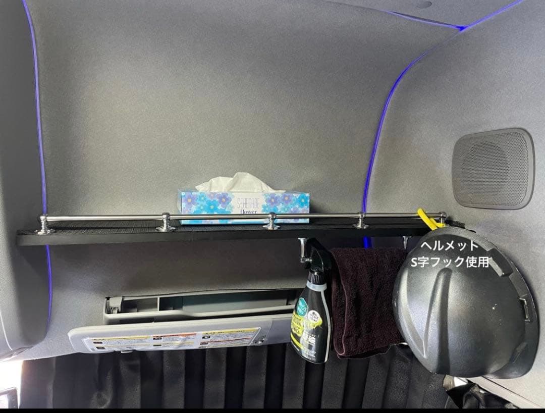 UD クオン 専用 ルーフラックmini　バイザー上 棚 車中泊 収納 カスタム