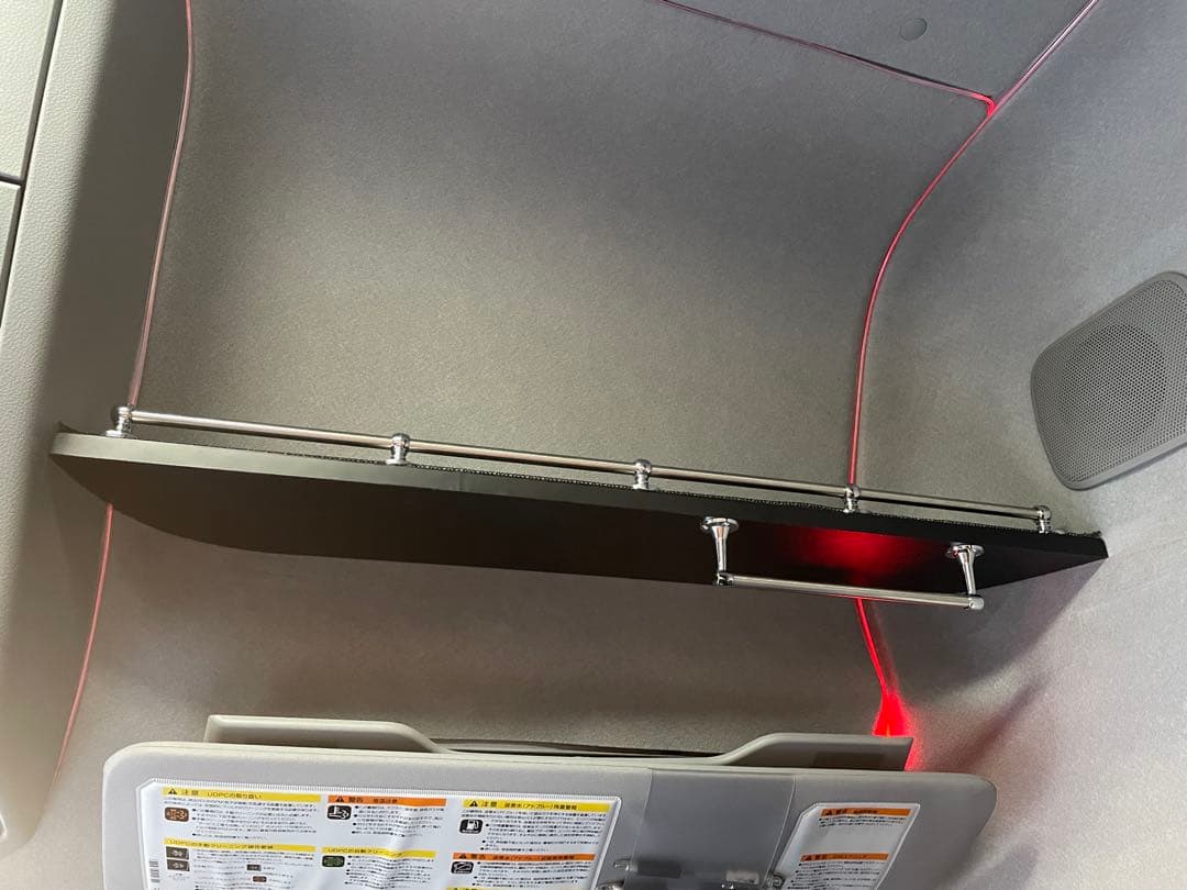 UD クオン 専用 ルーフラックmini　バイザー上 棚 車中泊 収納 カスタム