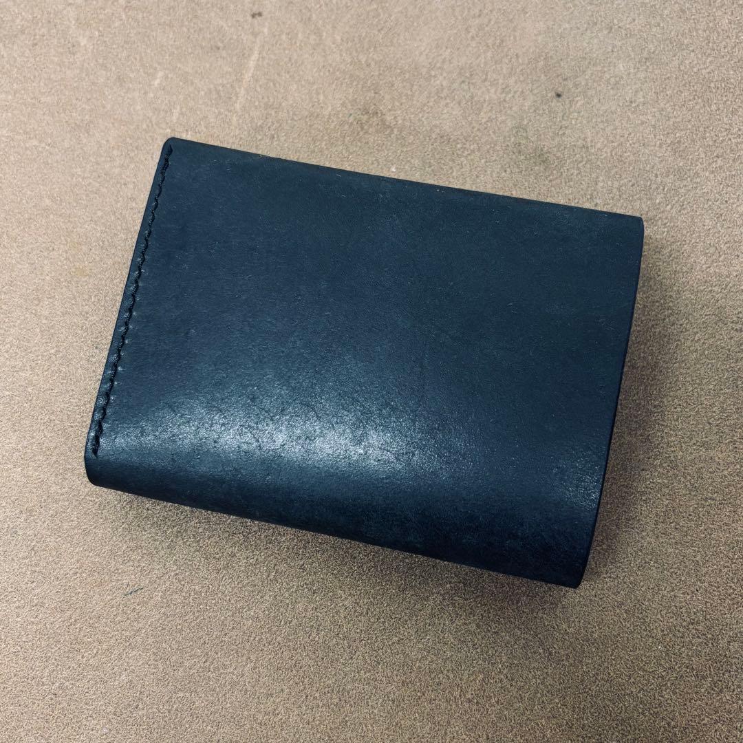 【サンプル特価】トラッカーウォレット　三つ折り財布　黒　IIPONTE