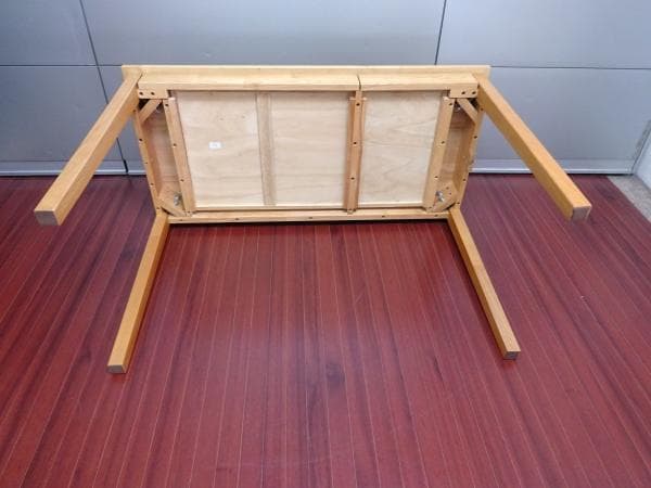 無印良品 タモ材 デスク 引出し付