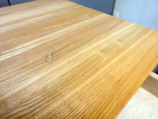 無印良品 タモ材 デスク 引出し付