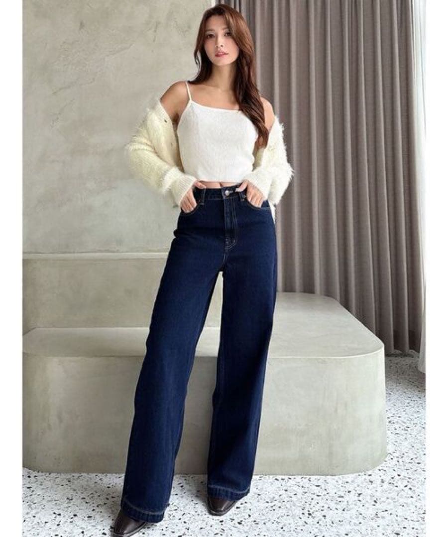 【新品/タグ付き】RESEXXY バックリボンデニムパンツ