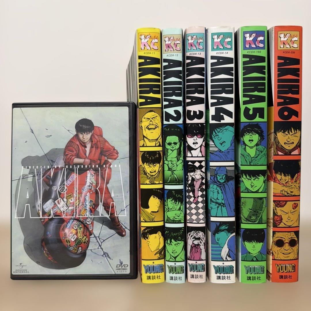 AKIRA 全巻セット 大友克洋 1〜6巻　映画版DVDセット