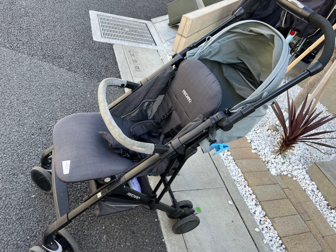 RECARO ベビーカー グレー 折りたたみ