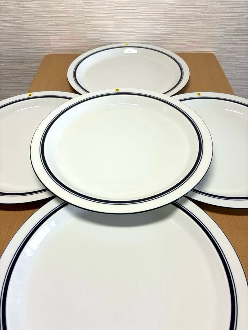 【美品】DANSK ダンスクBistro ディナープレート26.5㎝ 5枚セット