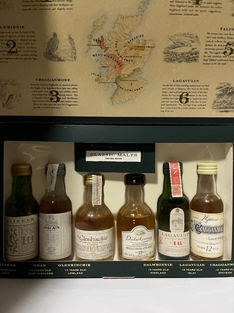 クラシックモルト 1980年代流通 ミニボトル 6本セット