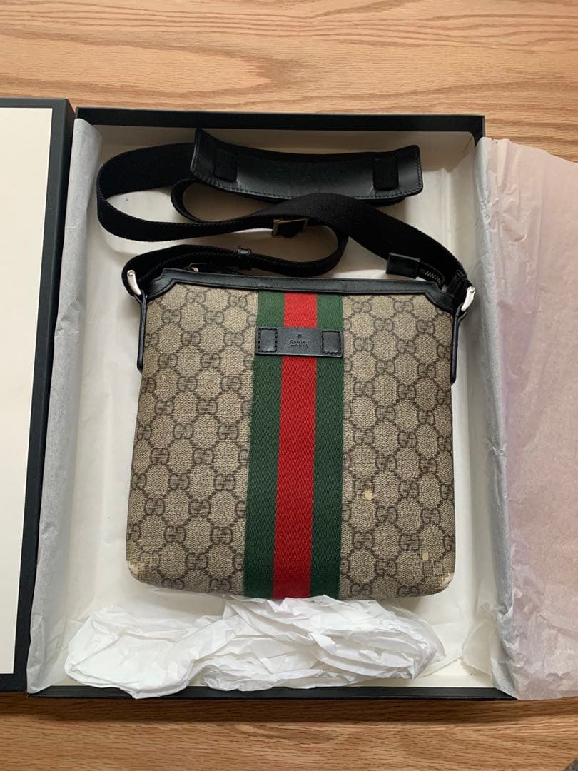 ライラ! Gucci GGパターン メッセンジャーバッグ