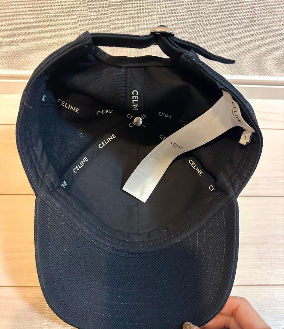(がチャンピオン)CELINE ネイビー キャップ