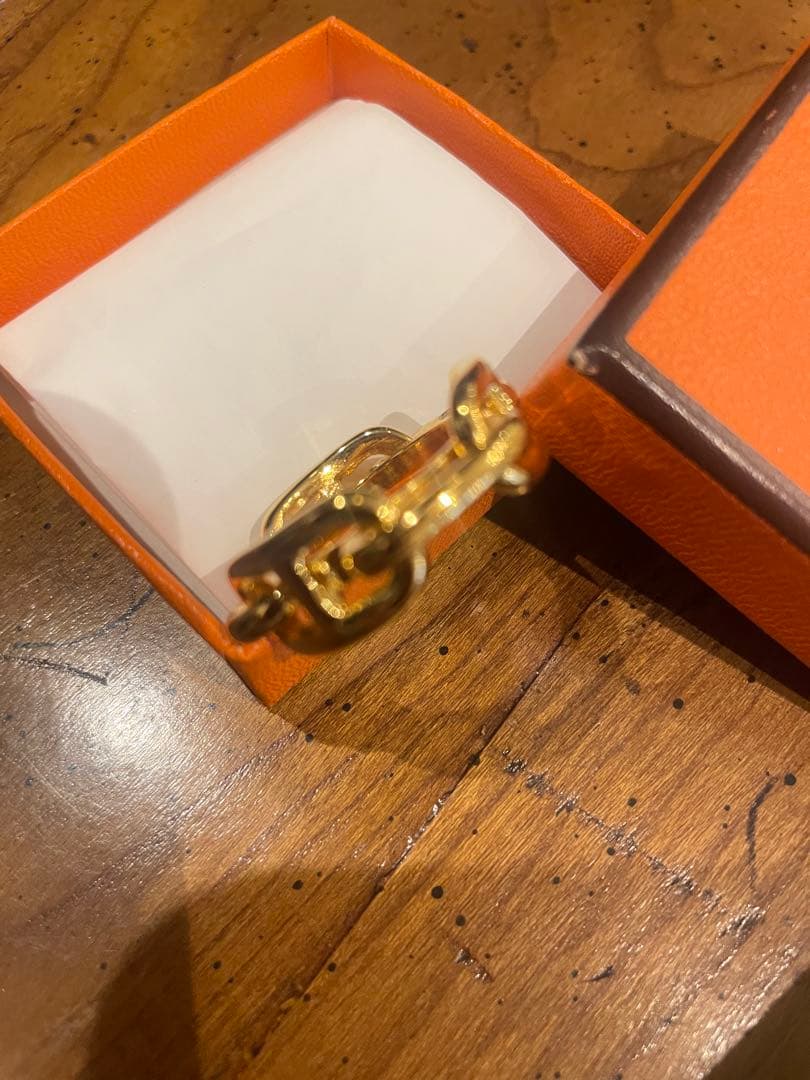 エルメス　スカーフリング　シェーヌダンクル