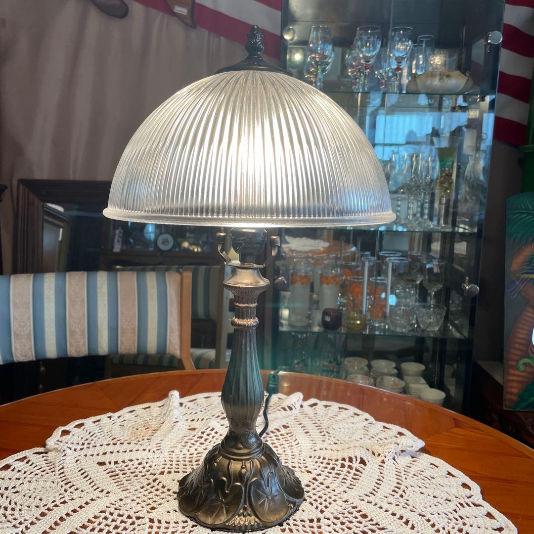 最終値下げ‼︎アンティーク調綺麗なガラスシェードランプ・新品