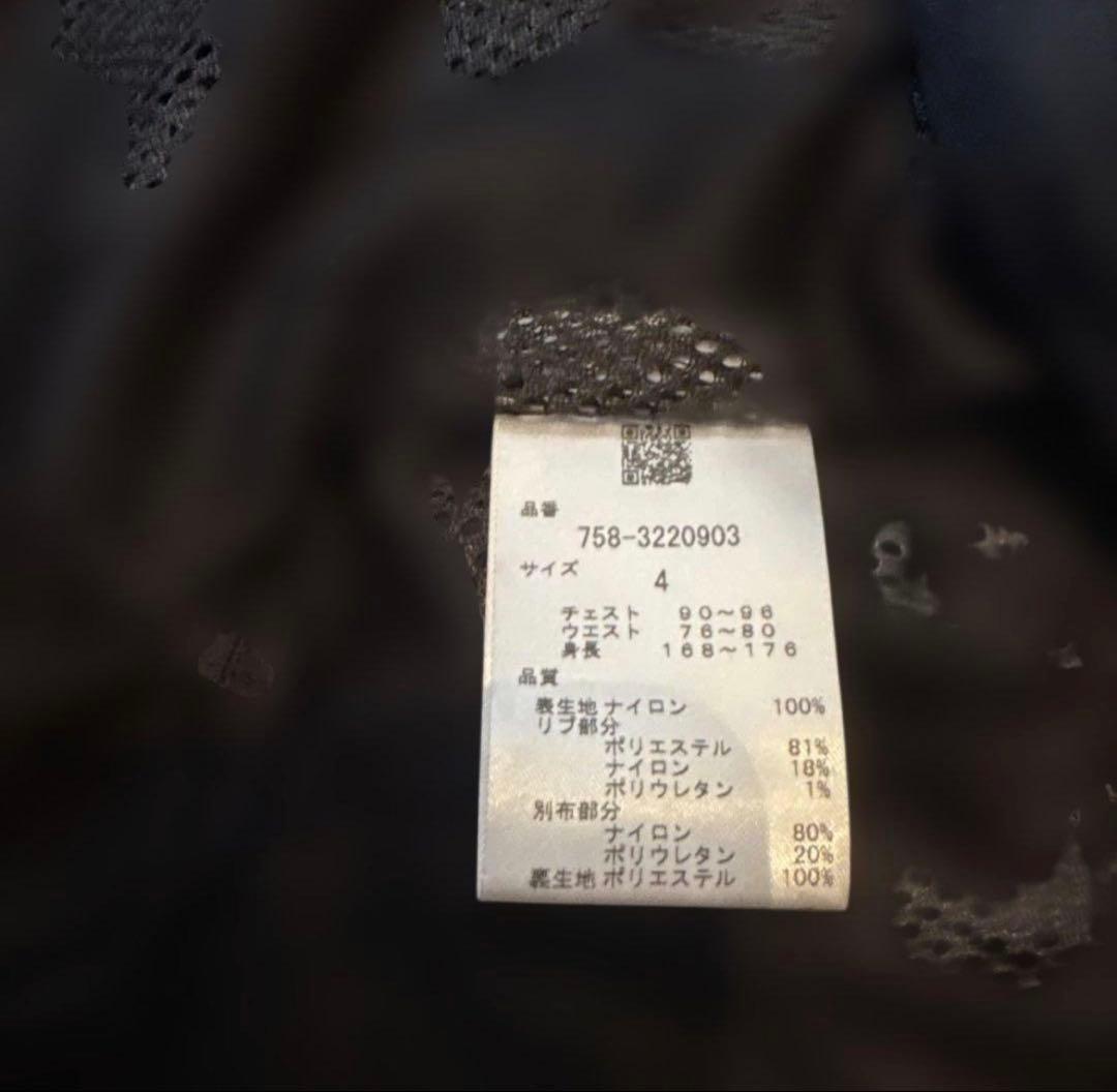 マスターバニー黒 ゴルフジャケット メンズウェア　サイズ4