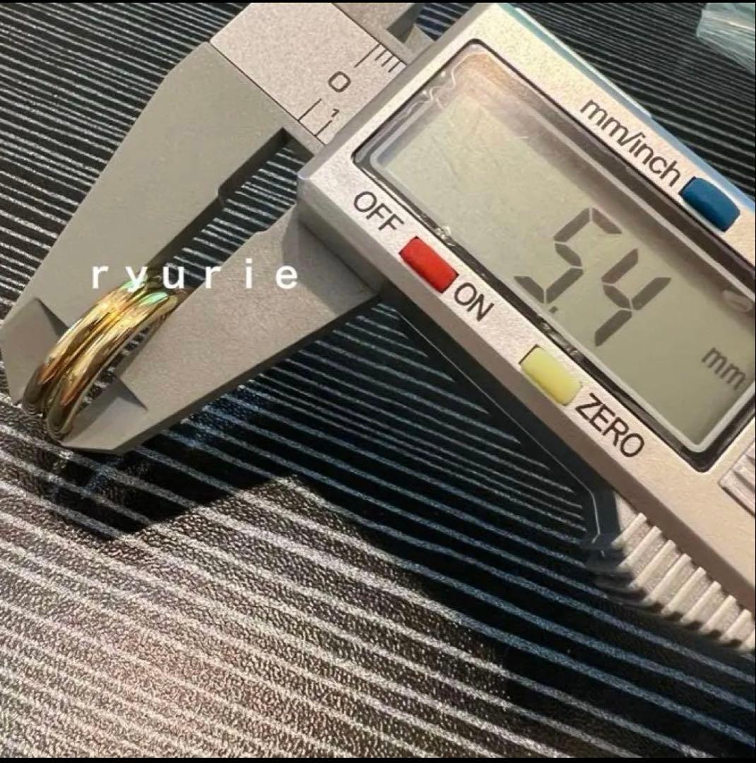 18金K18レディースデザインリングNAIL 号10
