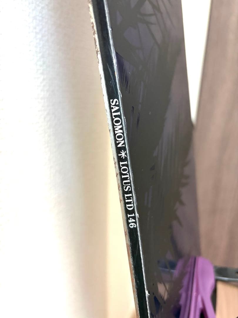 【Ｋ】SALOMON LOTUS スノーボード バインディング　パープル