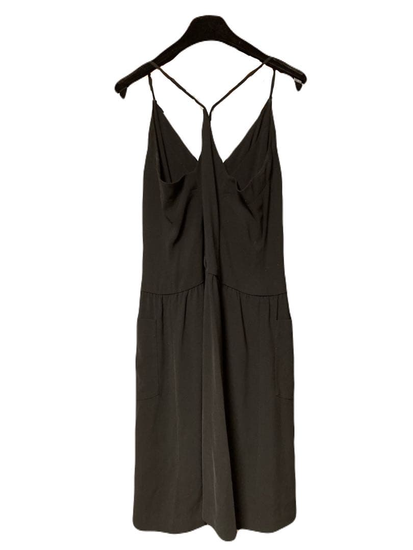 シャネル ワンピース 44 ブラック CHANEL キャミ