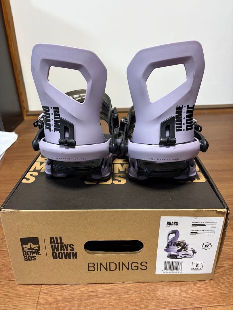 ROME SDS BRASS ビンディング パープル/ブラック