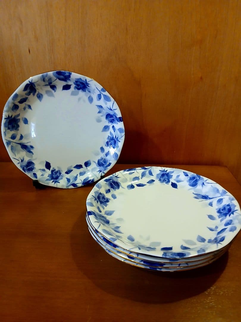 未使用　アダムアンドイブ　パスタ　プレート　5客セット　たち吉