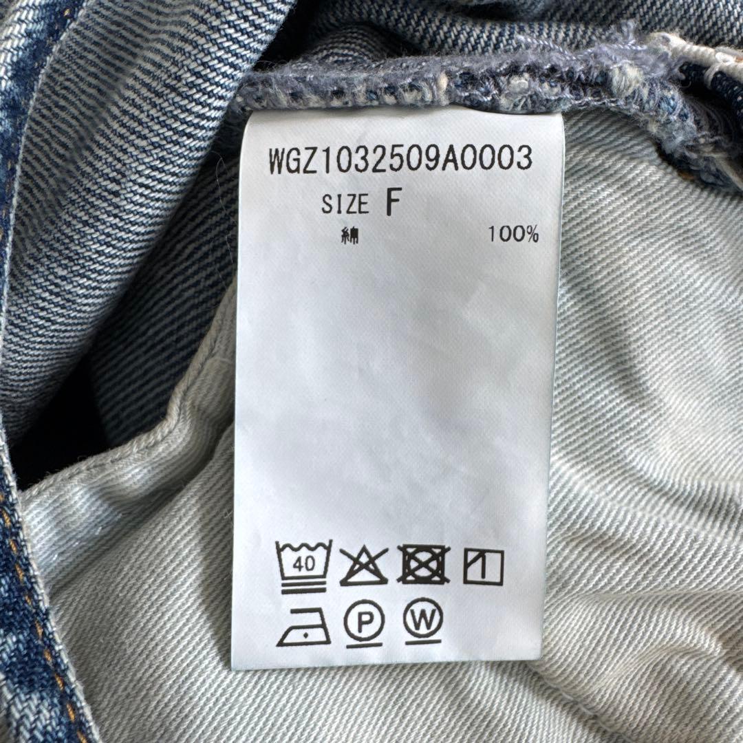 【新品未使用タグ付き】ウィムガゼット デニムオールインワン　フリーサイズ