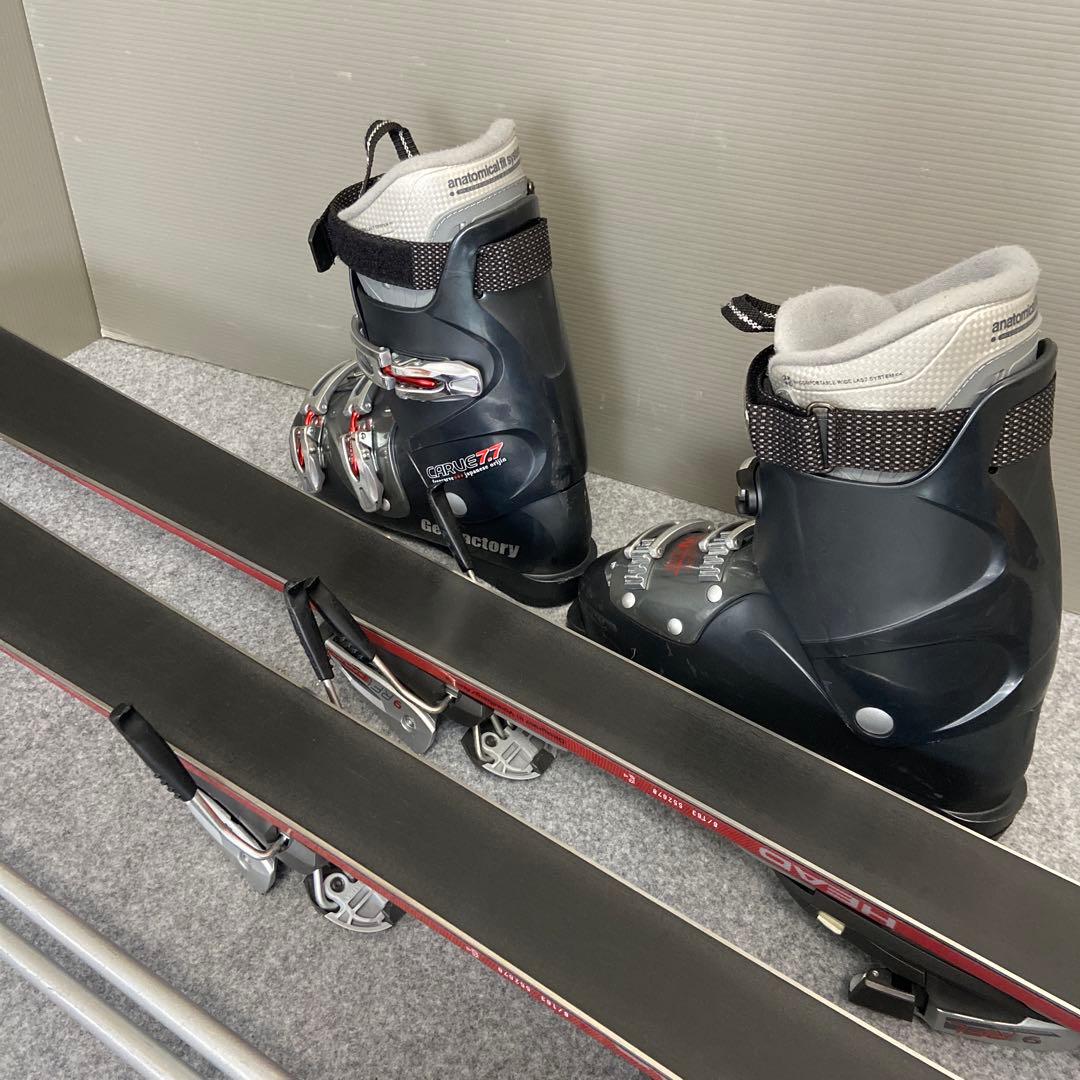 ★メンテ済 大人スキーセット 板HEAD163cm ブーツ26-26.5cm