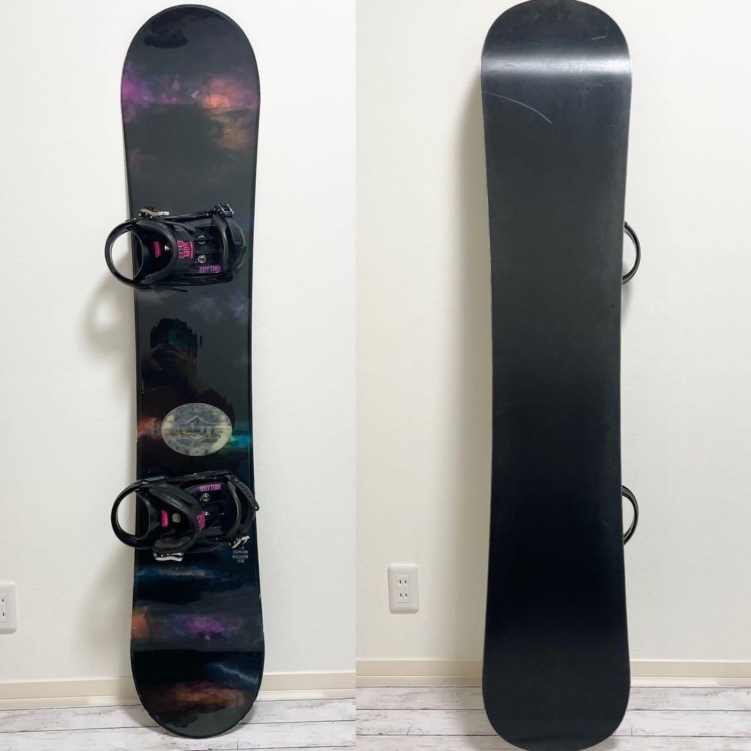 スノーボード SLQ DOMAIN ROCKER 159 SALOMON RHYTHM S