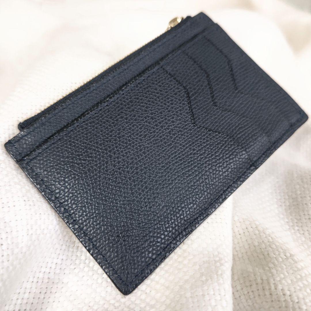 ヴァレクストラValextraジッパー付きカードホルダーコンパクトウォレット財布