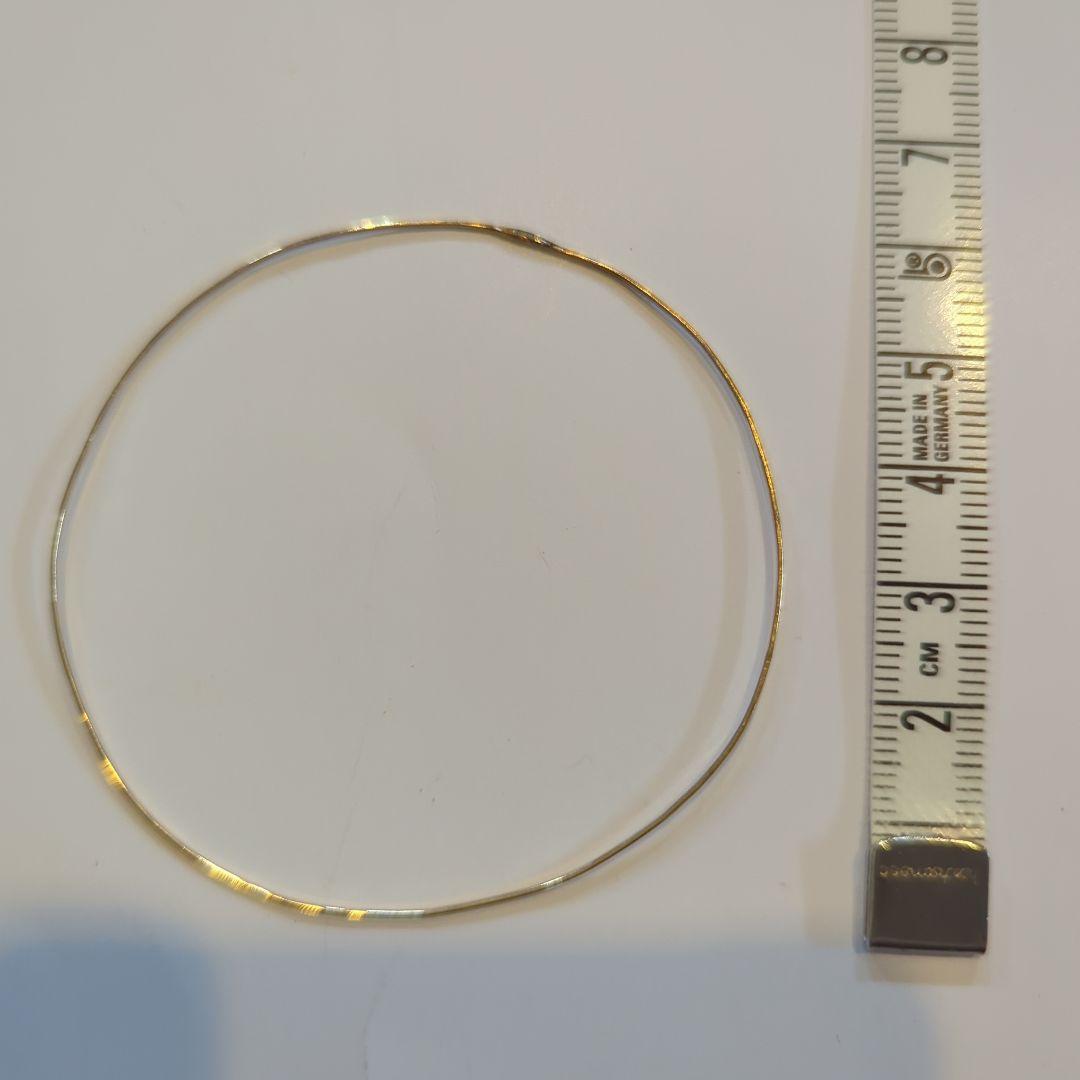 K18　極細バングル　インターナショナルリレーション