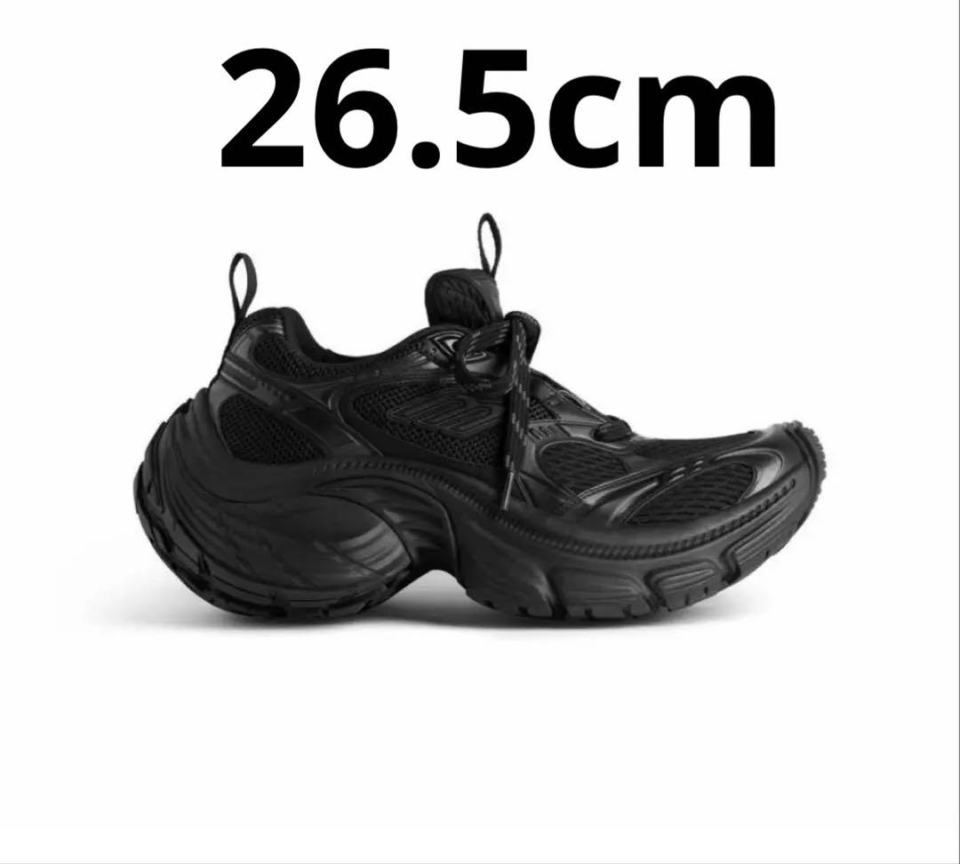 【新品未使用】BALENCIAGA 10XL ブラック 40 26.5cm