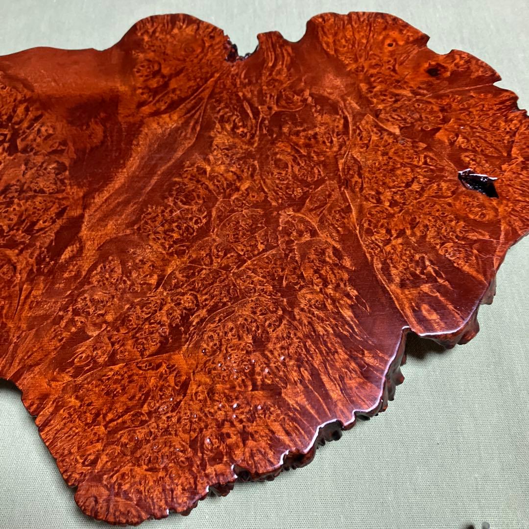 天然木　1枚板　玉杢 花台 飾り台 敷板　香台　盆栽台