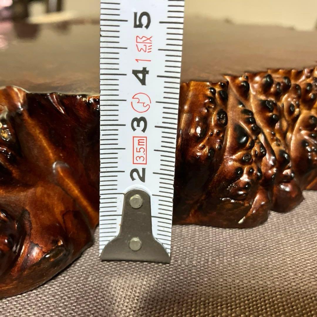 天然木　1枚板　玉杢 花台 飾り台 敷板　香台　盆栽台