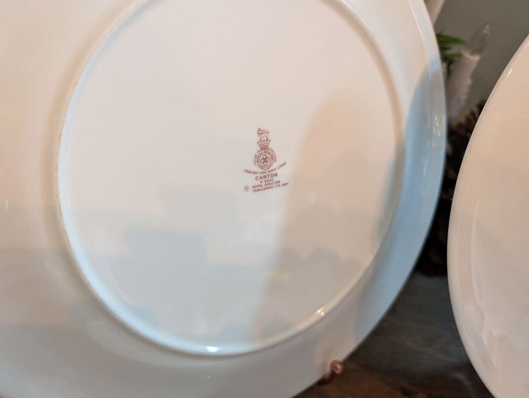 ロイヤルドルトン　カントン　ディナープレート27㎝プレート♡6枚