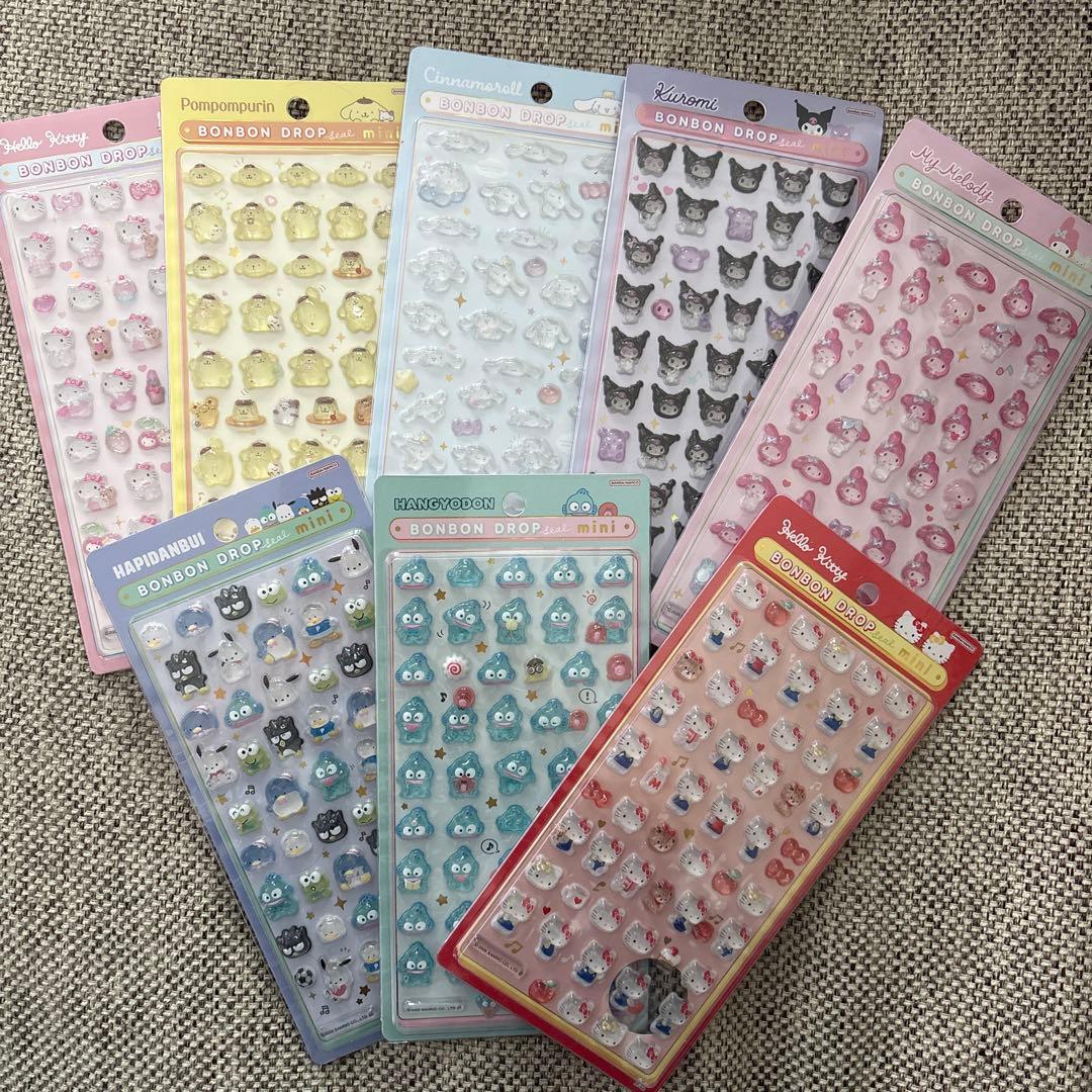サンリオ ボンボンドロップシール全種