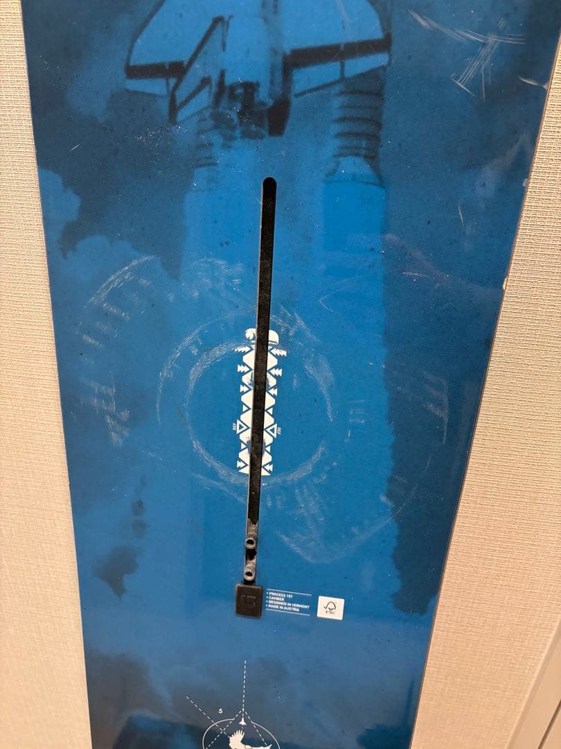 Burton Process スノーボード スペースシャトルデザイン 157