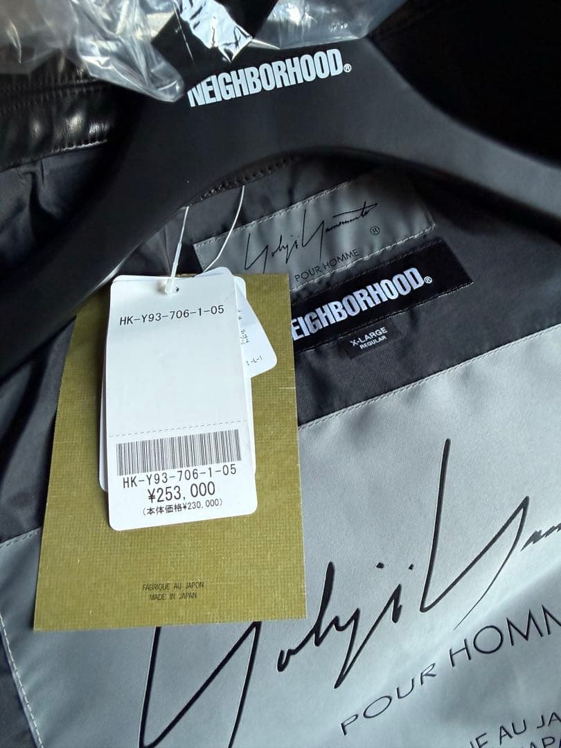 ジャケット・アウター NH X YOHJI YAMAMOTO . LEATHER JACKET XL